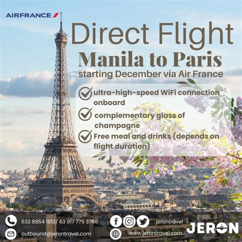 Cheap Flights from Manila to Paris from ₱14,615 .